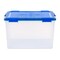 IRIS USA 3Pack 74qt WEATHERPRO Airtight Plastic Storage Bin with Lid and Seal and Secure Latching Buckles